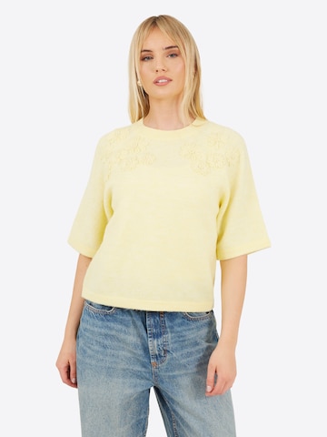 BRAVE SOUL Trui in Geel: voorkant