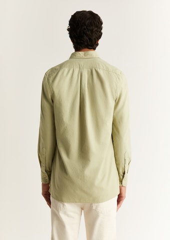 Scalpers Regular fit Button Up Shirt 'Beach ' in Green