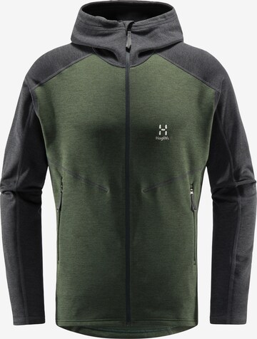 Haglöfs Athletic Fleece Jacket 'Heron' in Green: front