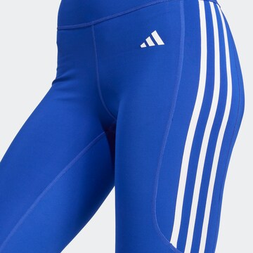 ADIDAS PERFORMANCE Skinny Sporthose in Blau