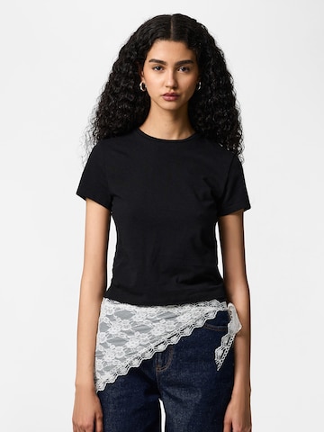 melns PIECES T-Krekls 'PCAmelia': no priekšpuses