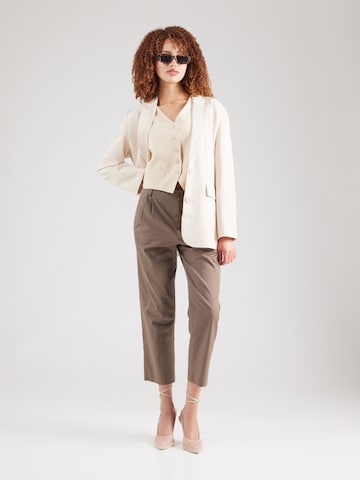 DRYKORN Regular Pleat-front trousers 'DISPATCH' in Green