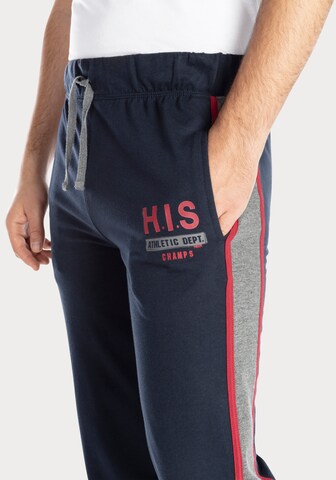 HIS JEANS Loose fit Pants in Blue