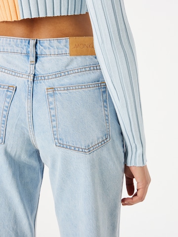 Monki Regular Jeans i blå