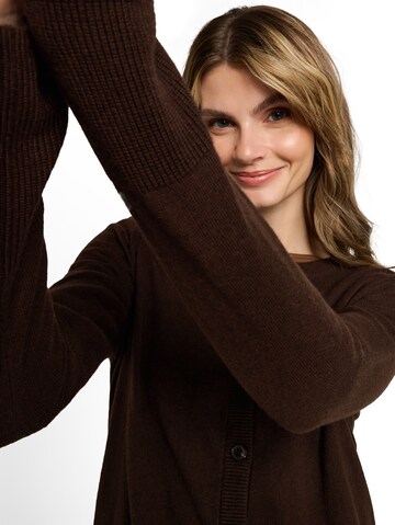 TOM TAILOR Strickjacke in Braun