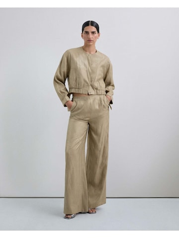 Scalpers Wide leg Παντελόνι σε καφέ