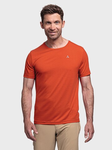 T-Shirt fonctionnel 'Ramseck' Schöffel en orange : devant