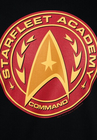 LOGOSHIRT Shirt 'Star-Trek' in Black