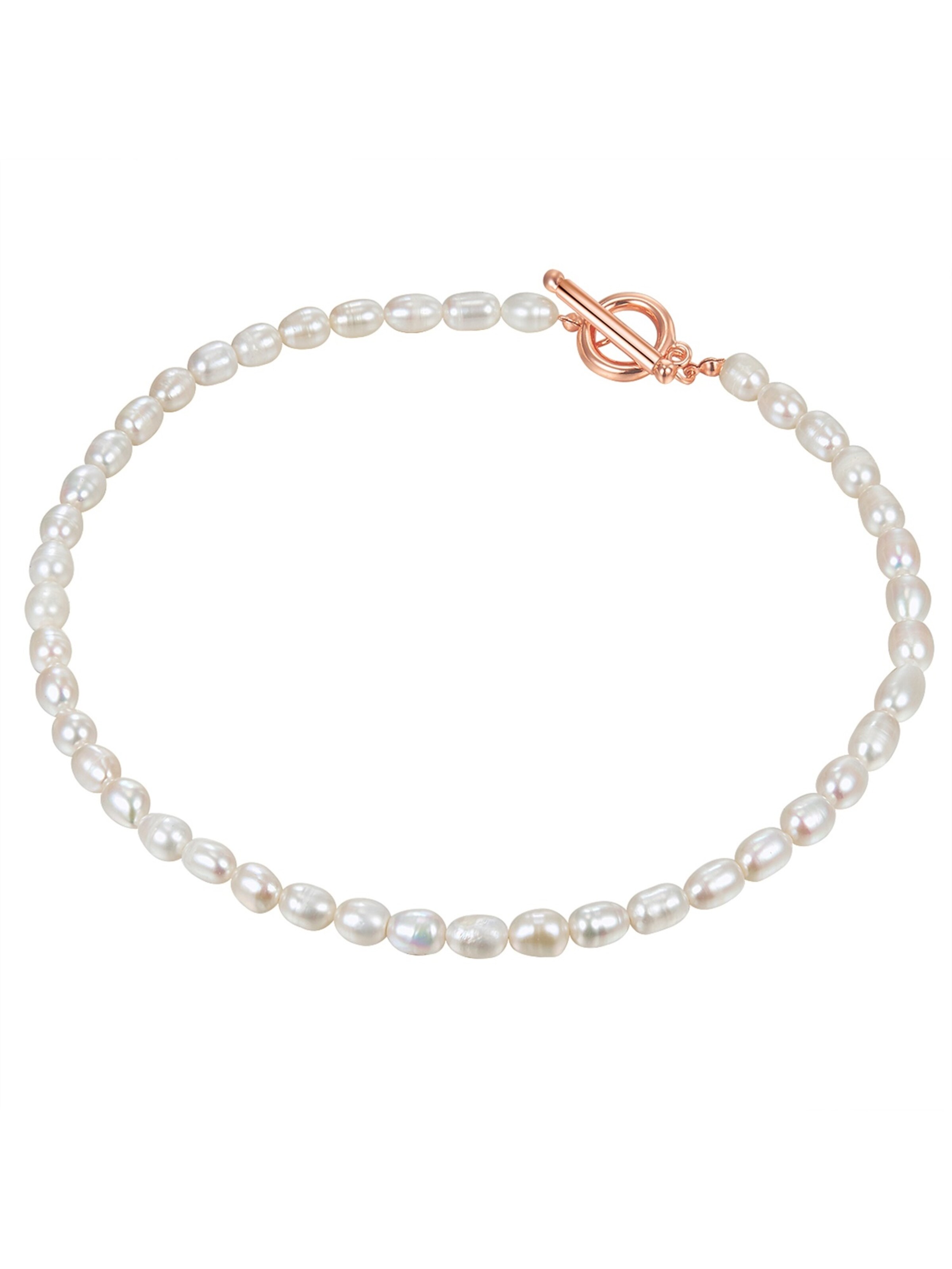 Lulu & Jane Necklace in White: front