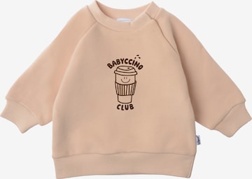 LILIPUT Sweatshirt 'Babyccino Club' in Braun: Vorderseite