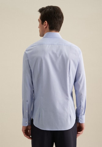 SEIDENSTICKER Slim fit Business shirt 'SMART ESSENTIALS' in Blue