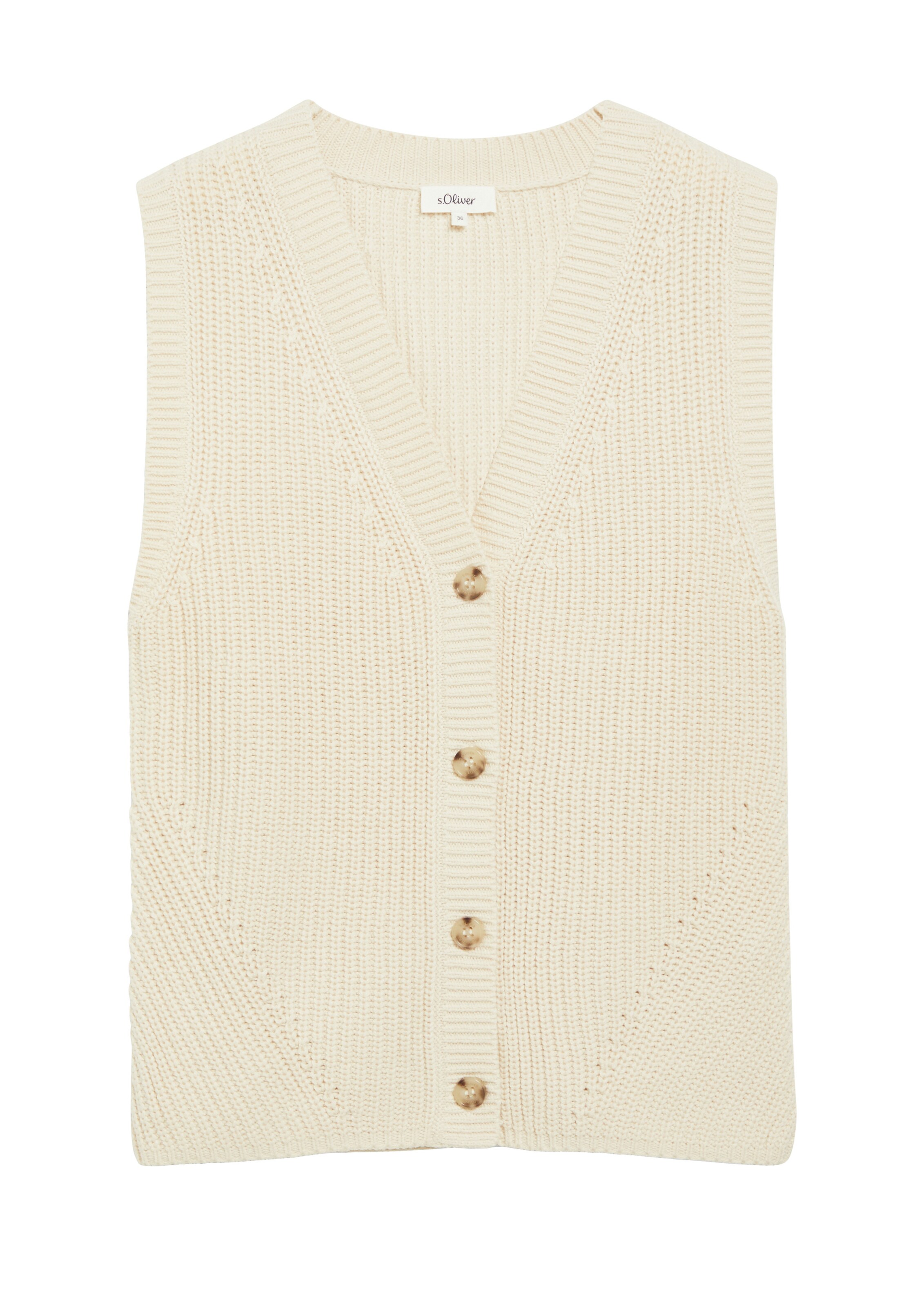 s.Oliver Weste in Beige: Vorderseite