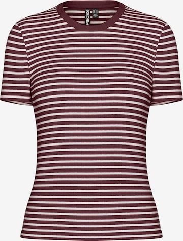 T-shirt 'PCSoffi' PIECES en rouge : devant