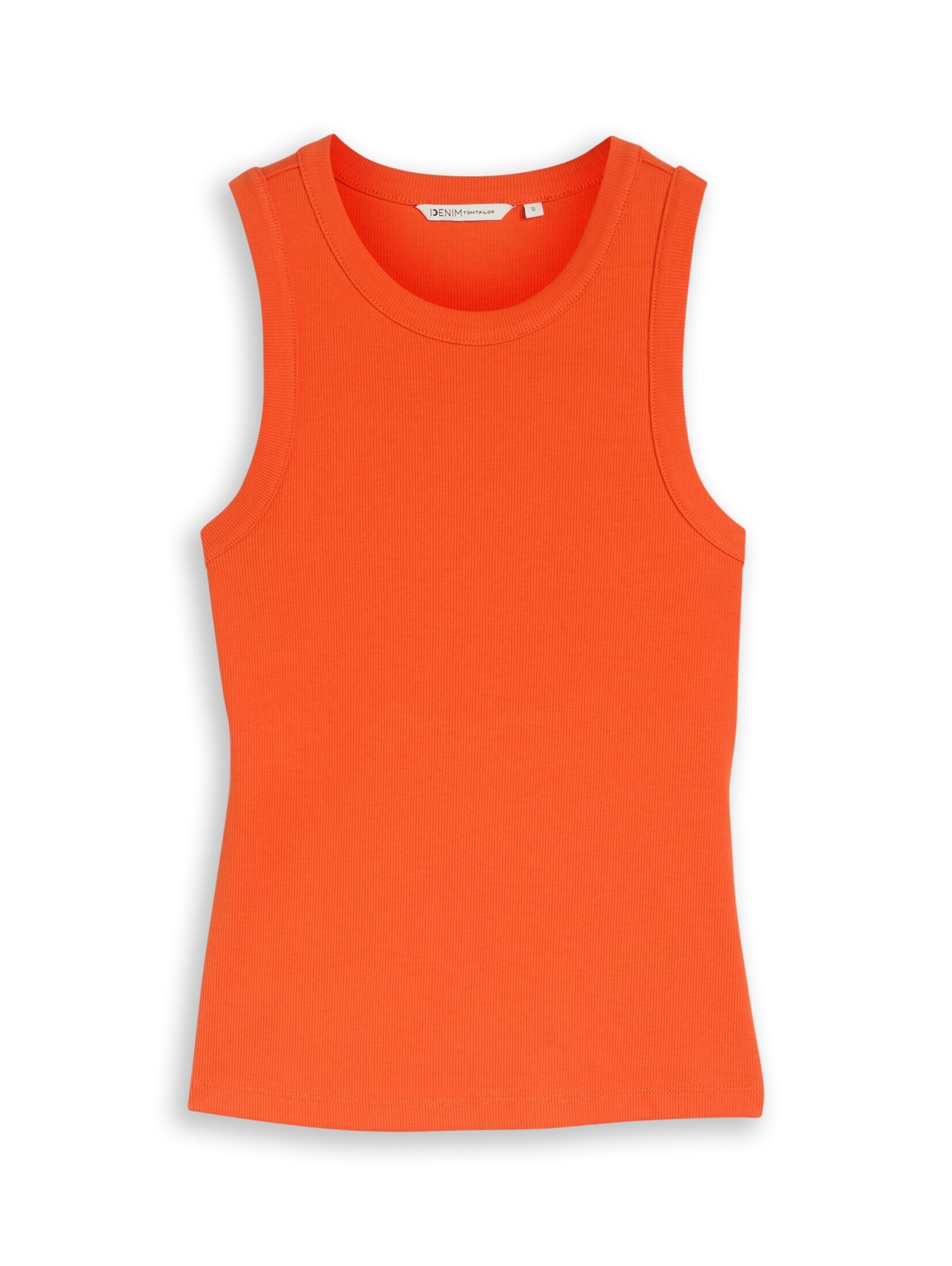 TOM TAILOR DENIM Top in Orange: Vorderseite