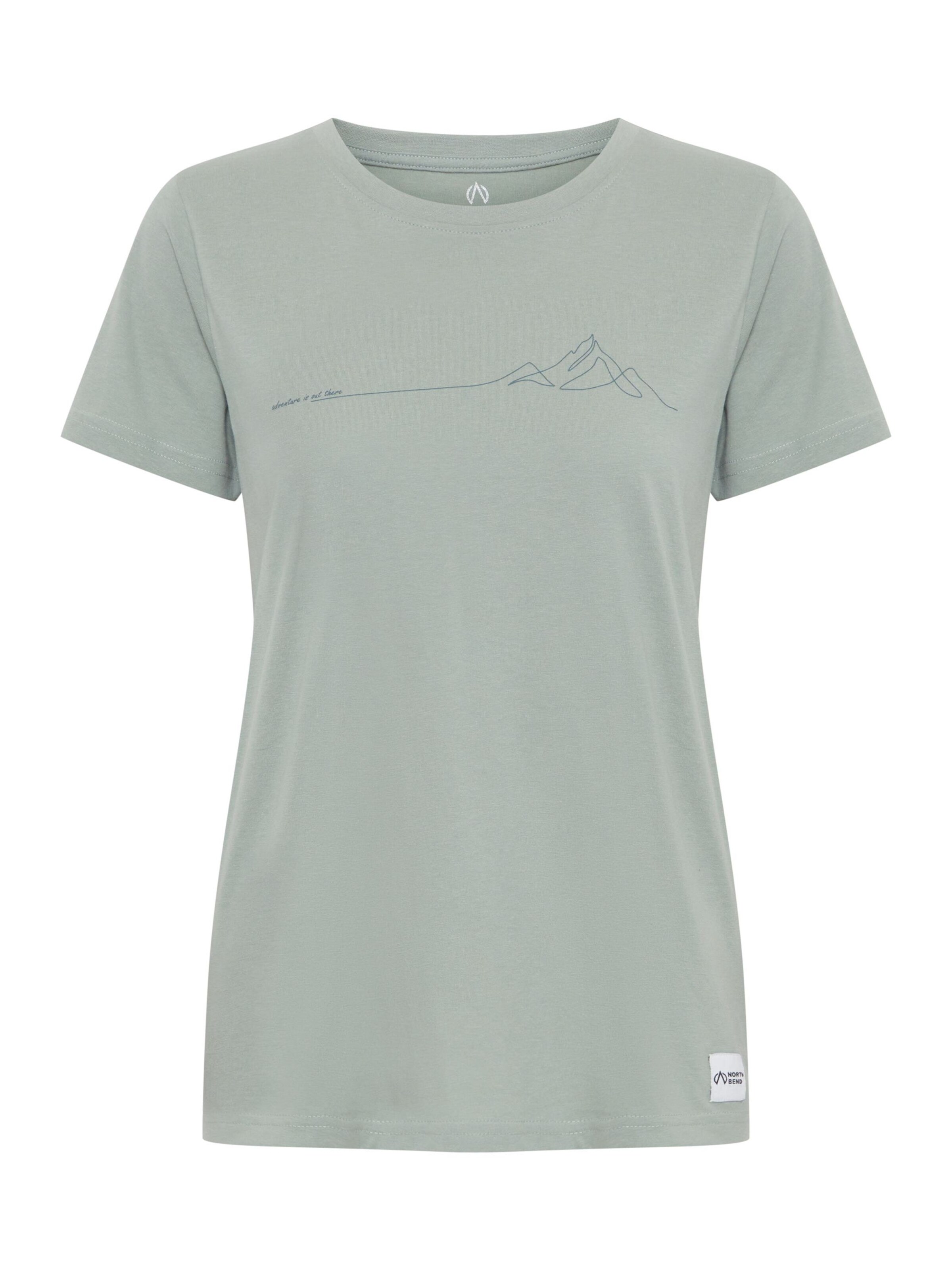 Maglietta 'Carla' di North Bend in verde: frontale