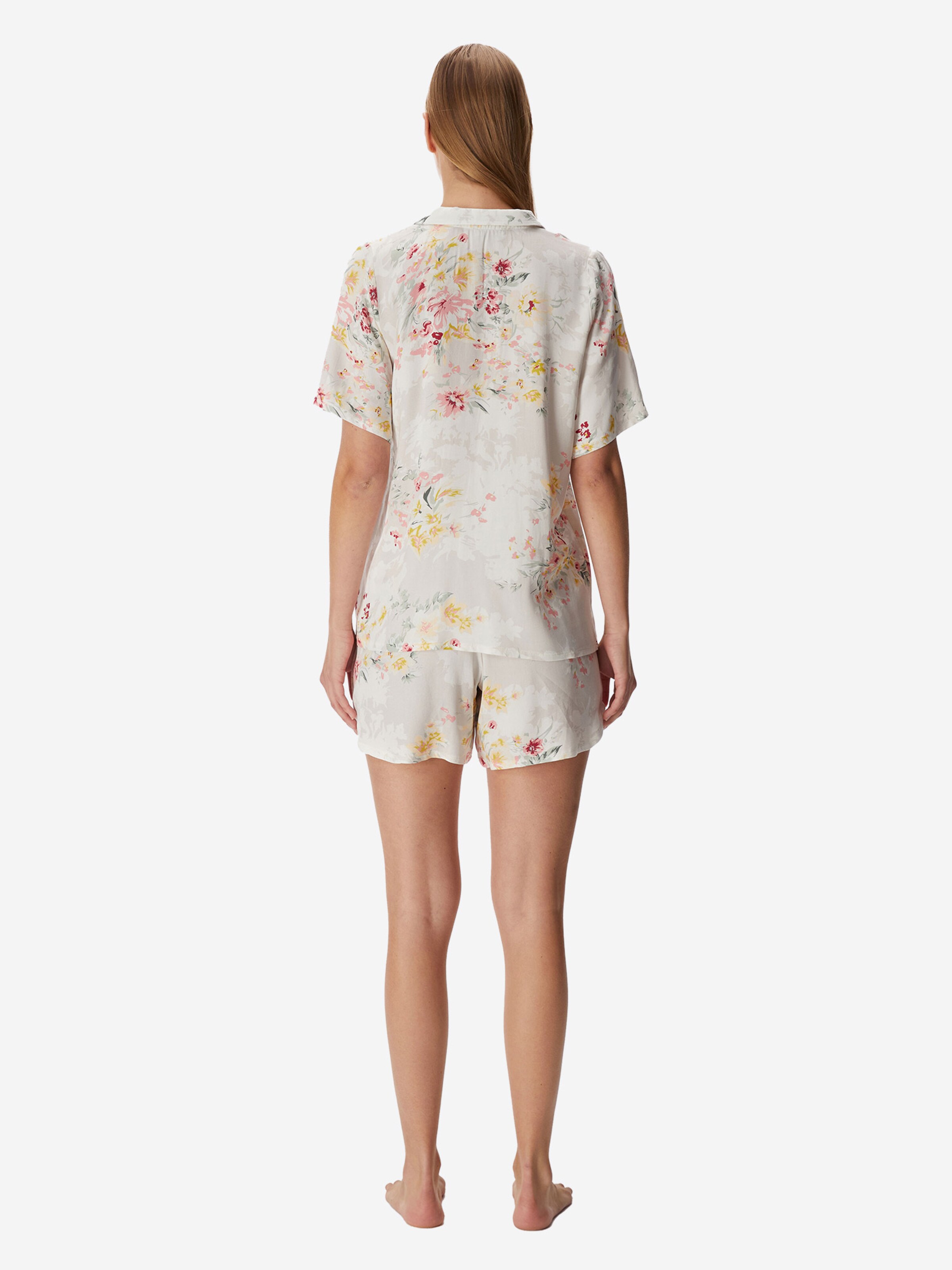 Goldenbay - Pijama de pantalón corto ' Blossom ' en rosa