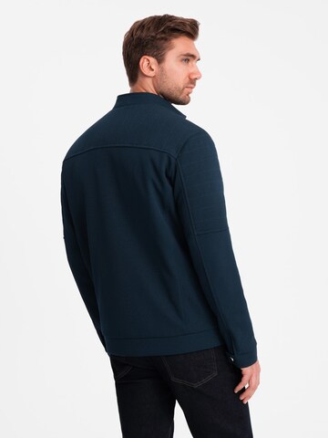 Ombre Tussenjas in Blauw