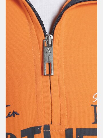 Jan Vanderstorm Sweatshirt 'Stig' in Orange