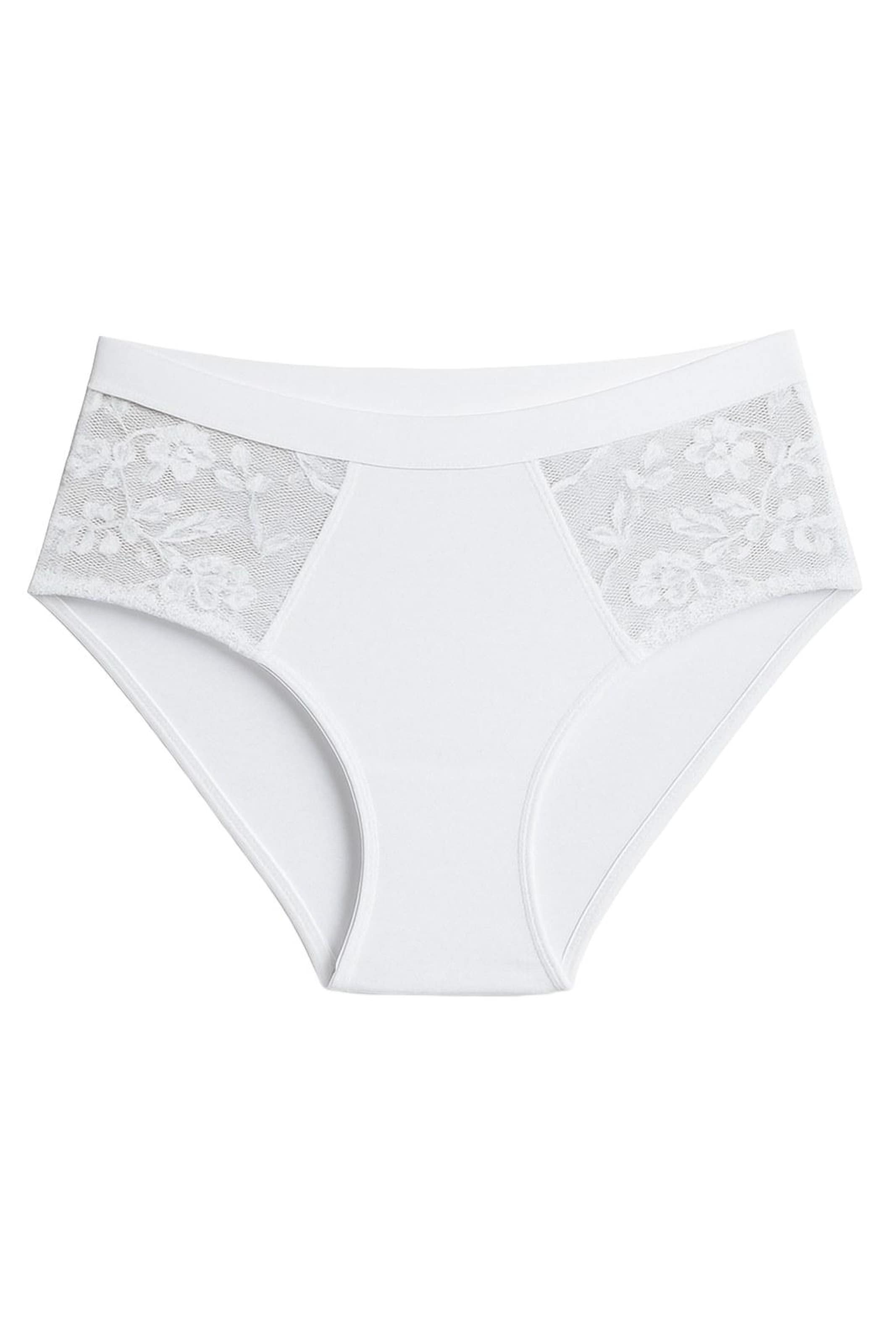 Blackspade Slip in Weiß: Vorderseite