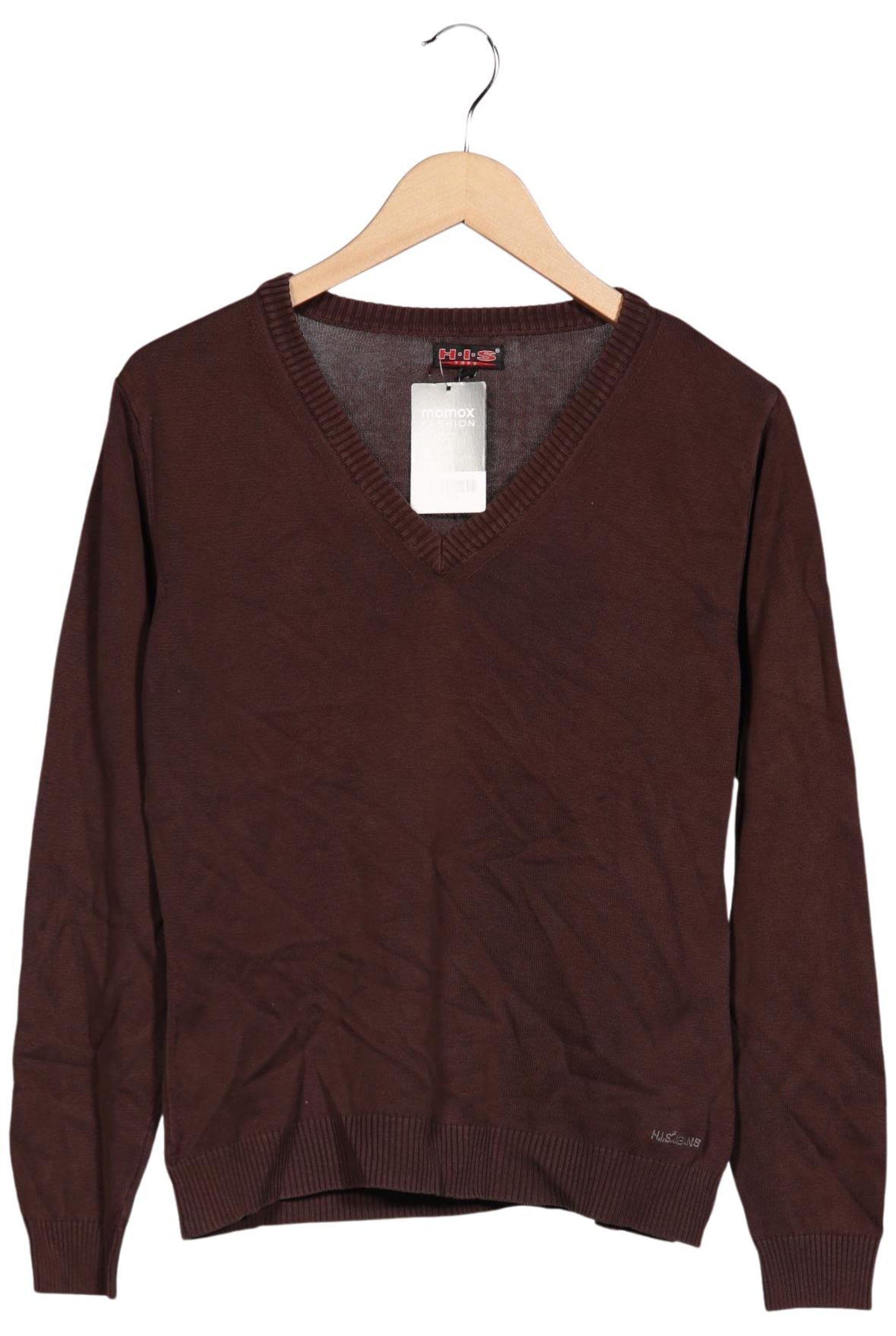 H.I.S Sweater & Cardigan in M in Brown: front