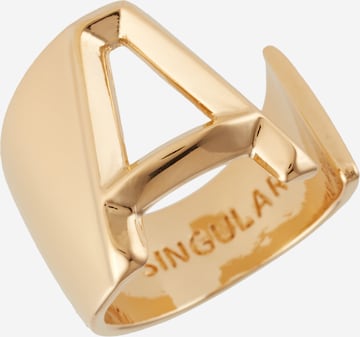 Singularu Ring in Gold: front