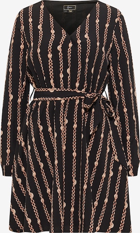 Robe faina en noir : devant