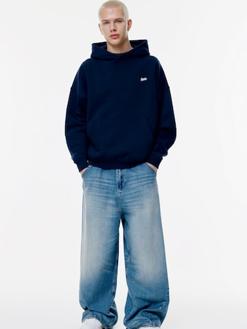 Pull&Bear Majica 'STWD' | modra barva