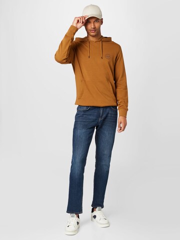 Sweat-shirt 'SHARK' JACK & JONES en marron