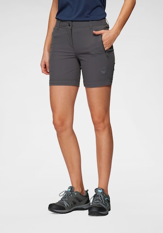 POLARINO Slim fit Workout Pants in Grey: front