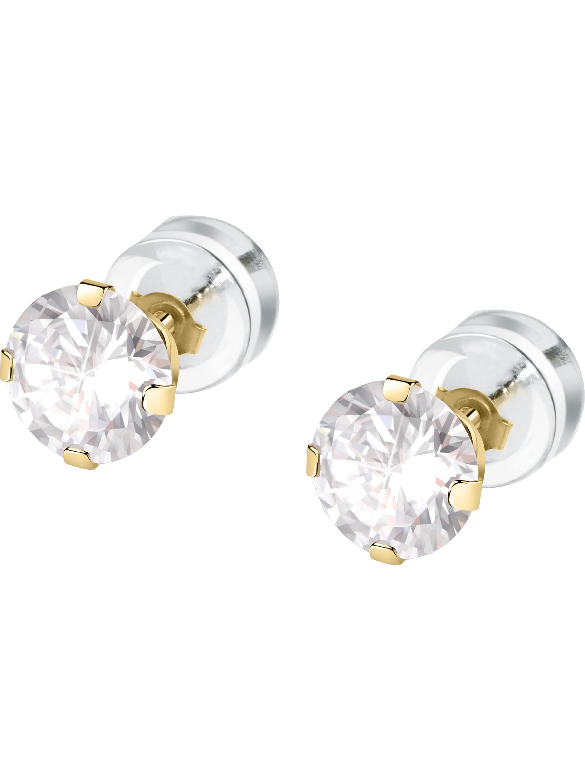 FAVS Earrings in Gold: front