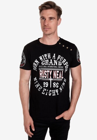 Rusty Neal Shirt in Black: front