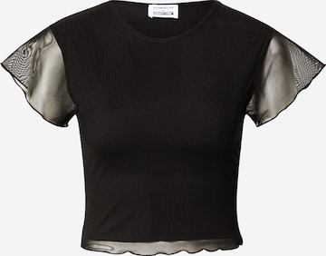 Hoermanseder x About You Тениска 'Marla' в черно: отпред
