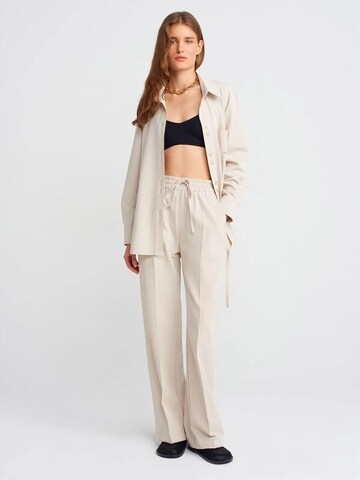 Wide Leg Pantalon 'Hose' Dilvin en blanc : devant
