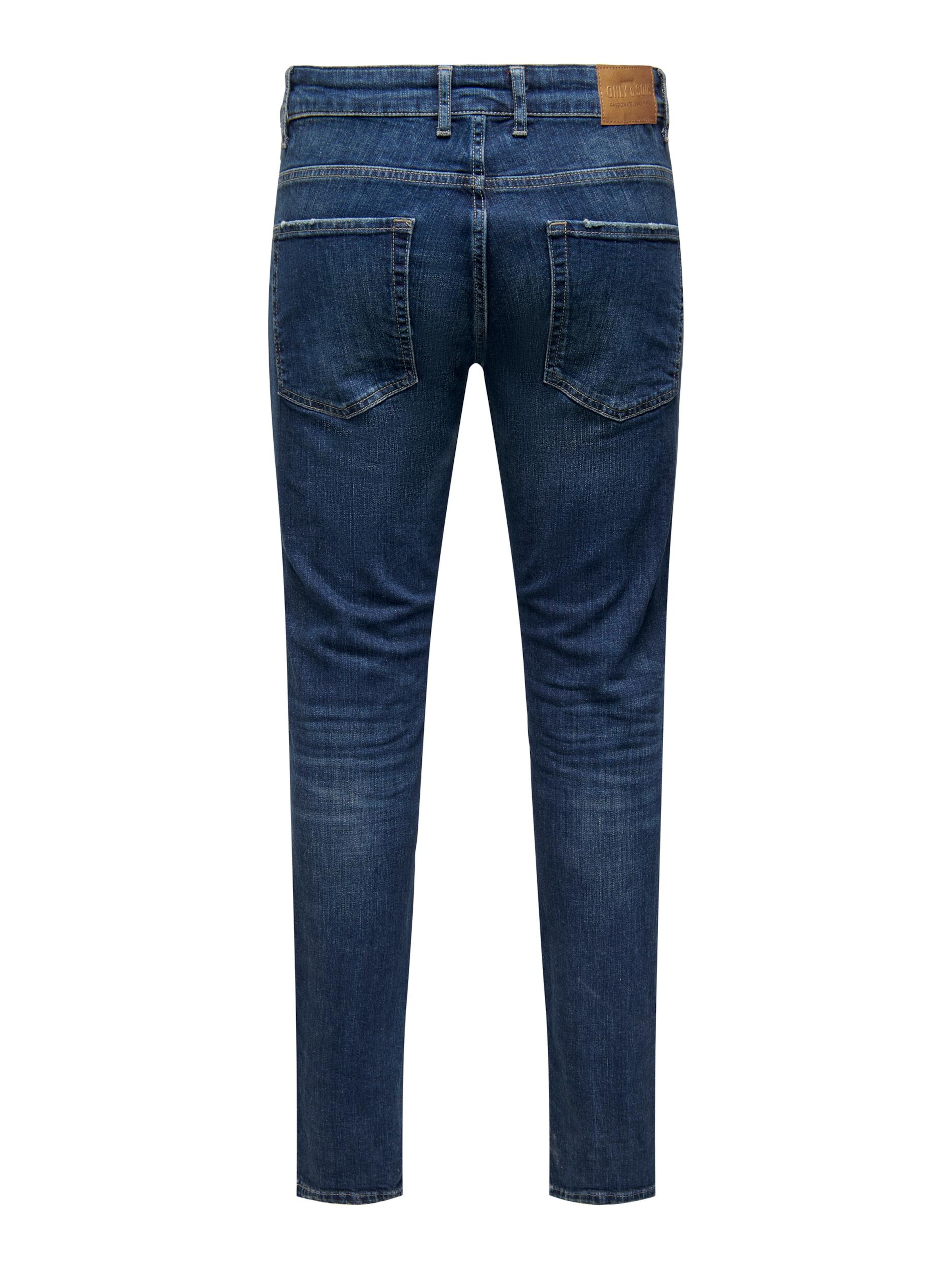 Coupe slim Jean &#x27;Loom&#x27; Only &amp; Sons en bleu