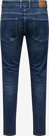 Coupe slim Jean 'Loom' Only & Sons en bleu