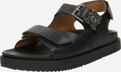 TOMMY HILFIGER Sandal 'Hardware' i guld / svart, Produktvy