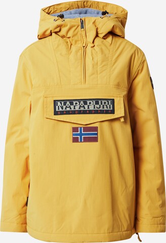 NAPAPIJRI Between-Season Jacket 'Rainforest' in Yellow: front