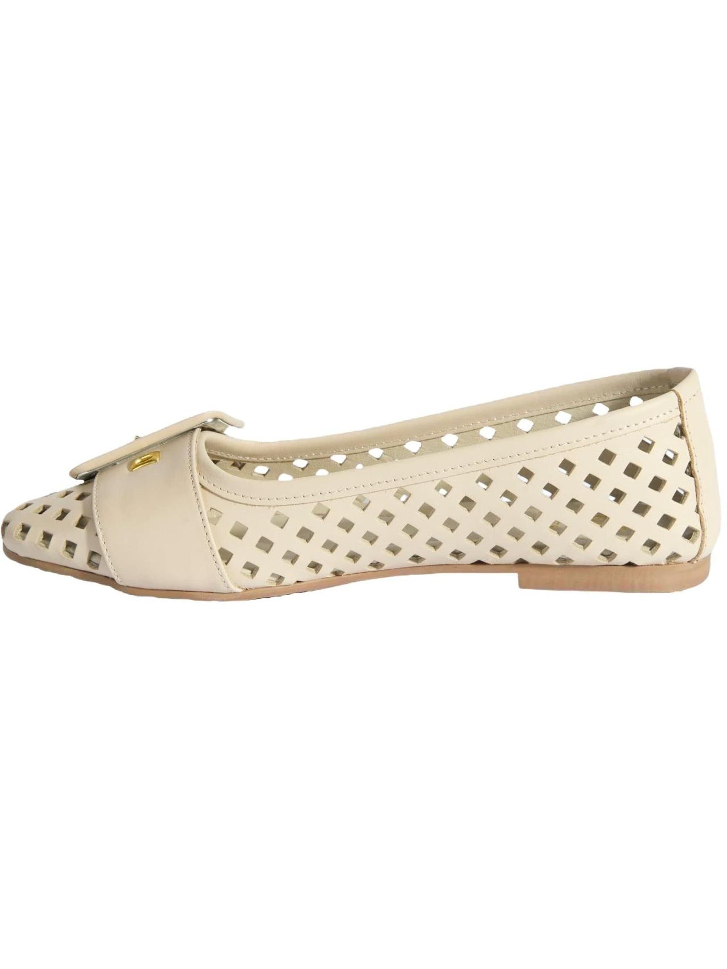 Desa Ballet Flats 'Ballettschuhe' in Beige