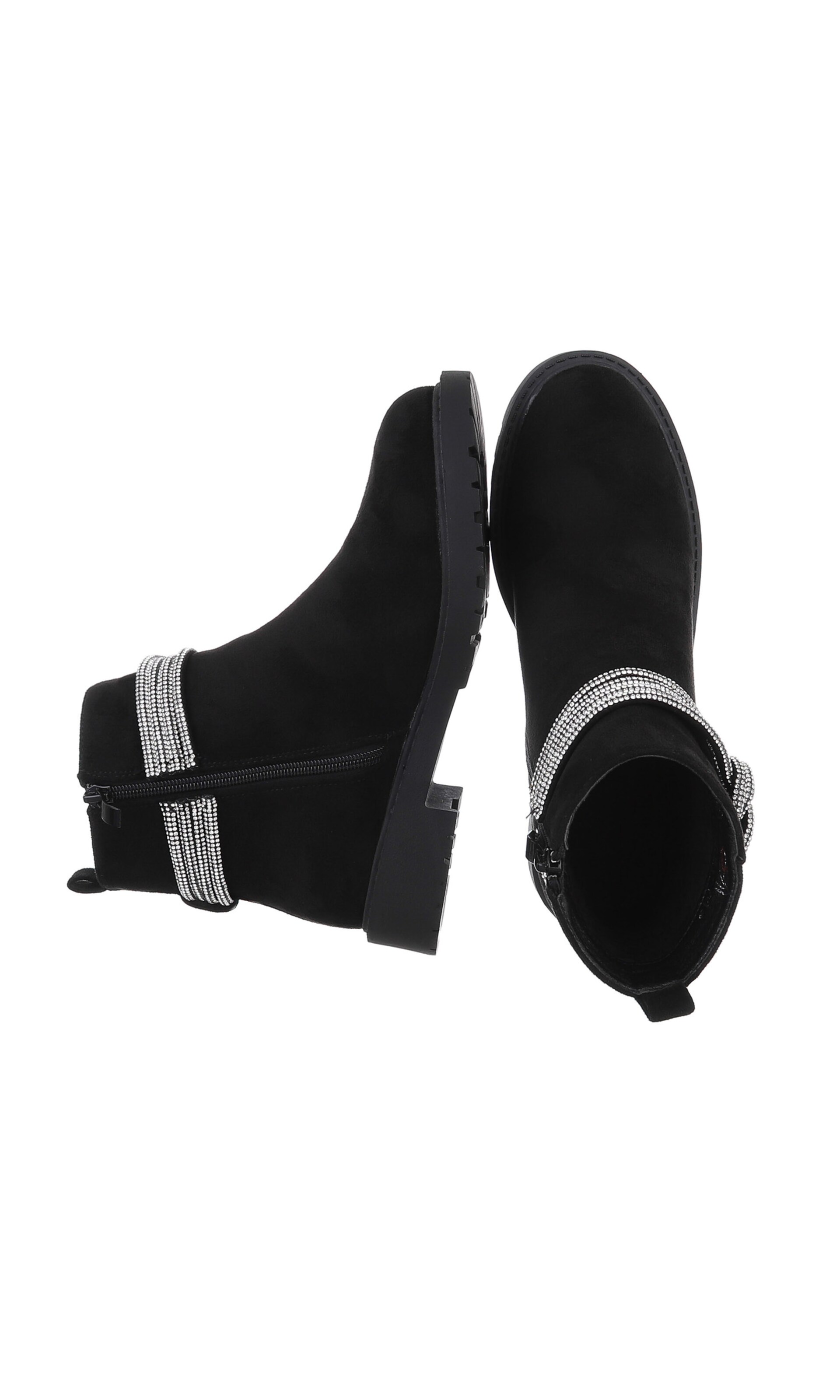 Ital-Design Stiefelette in Schwarz