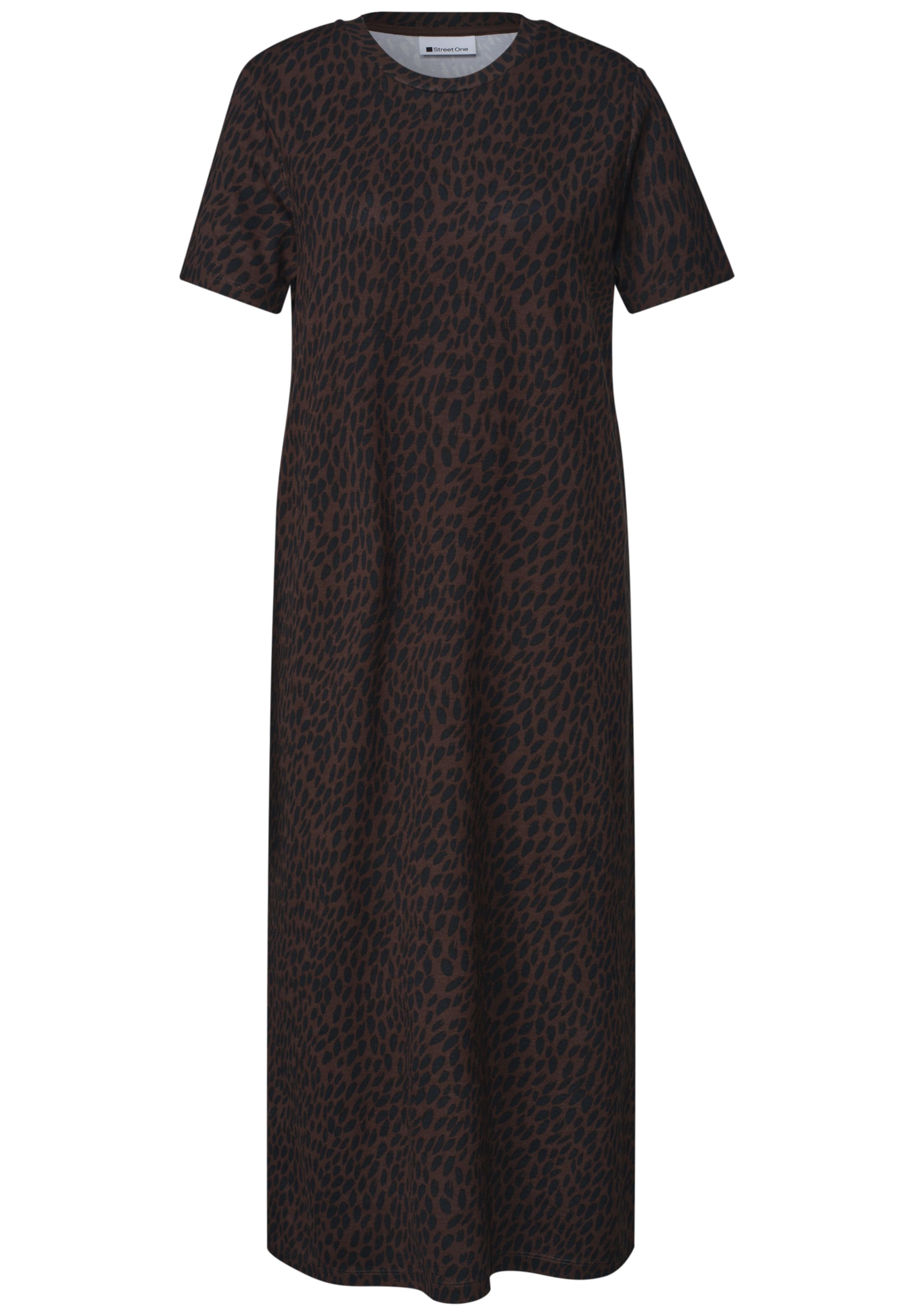 STREET ONE Kleid in Braun: Vorderseite
