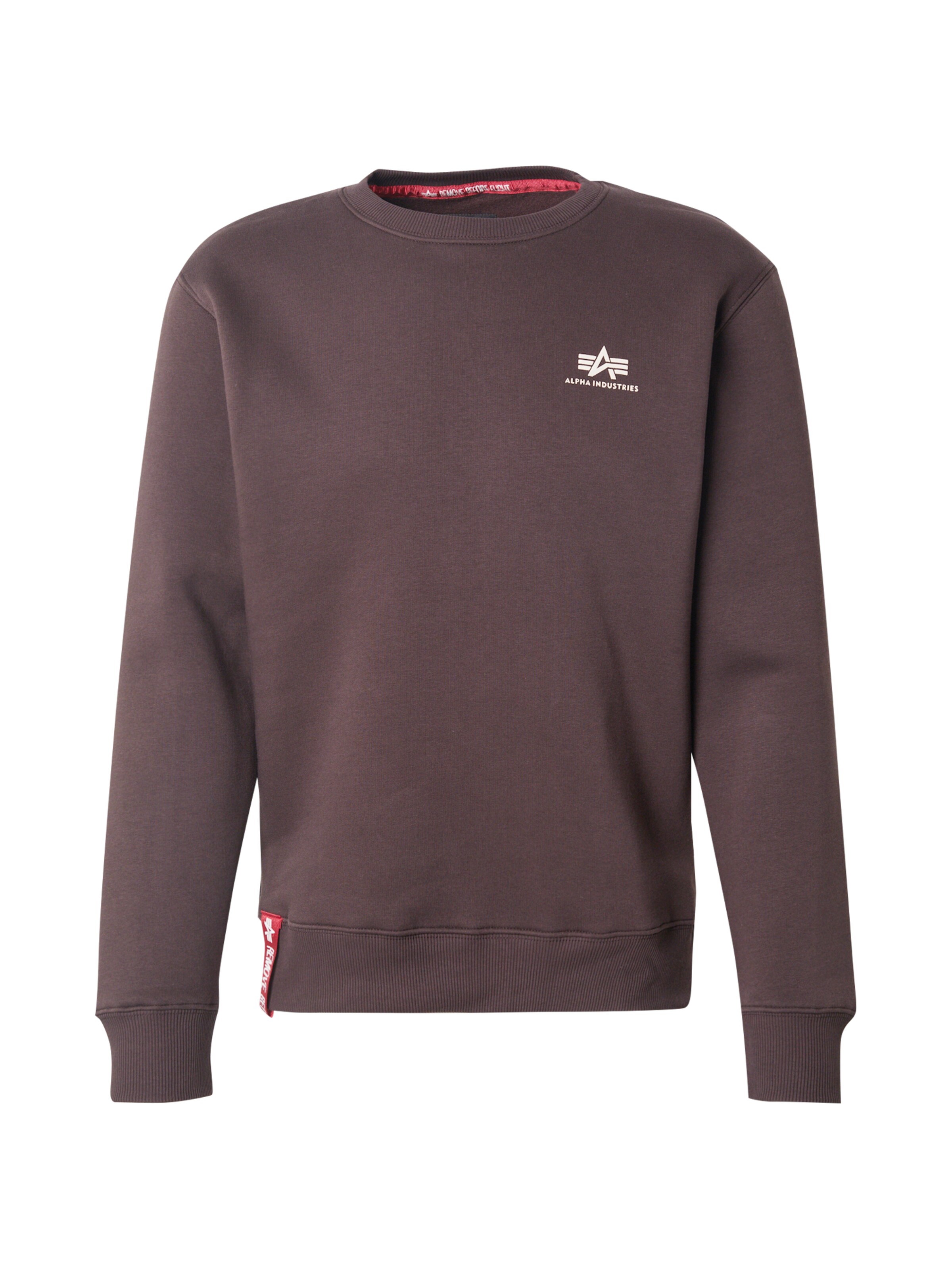 ALPHA INDUSTRIES Collegepaita värissä ruskea: etupuoli