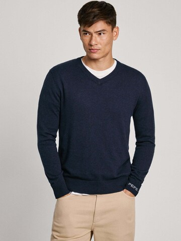 Pull-over Pepe Jeans en bleu : devant