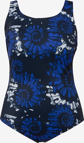 Ulla Popken Swimsuit in Blue: front