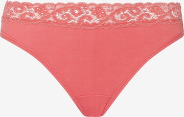 Slip ' Moments ' Hanro en rose : devant