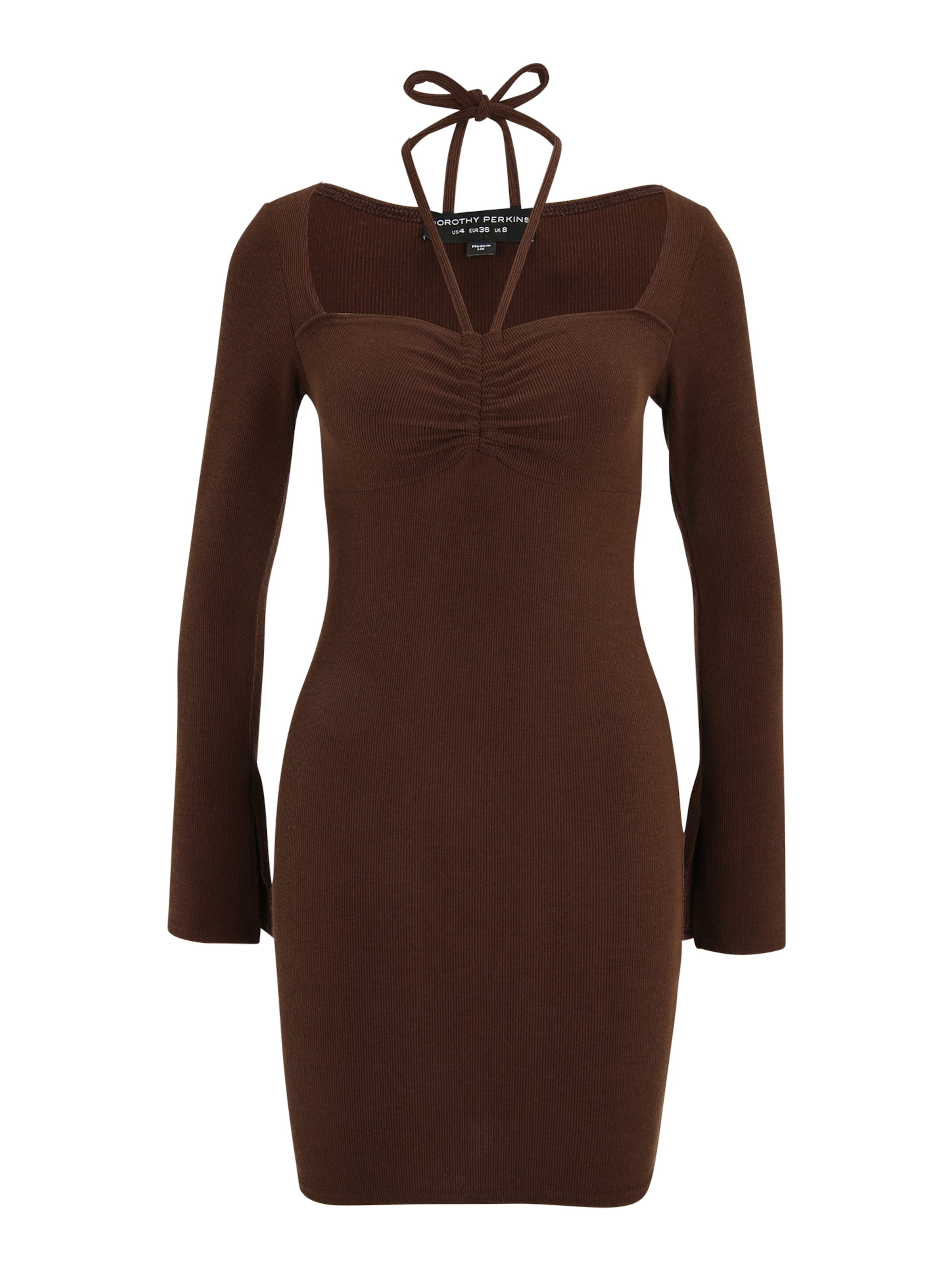 Dorothy Perkins Φόρεμα σε καφέ: μπροστά