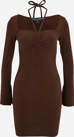 Robe Dorothy Perkins en marron : devant