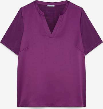Chemisier Fiorella Rubino en violet : devant