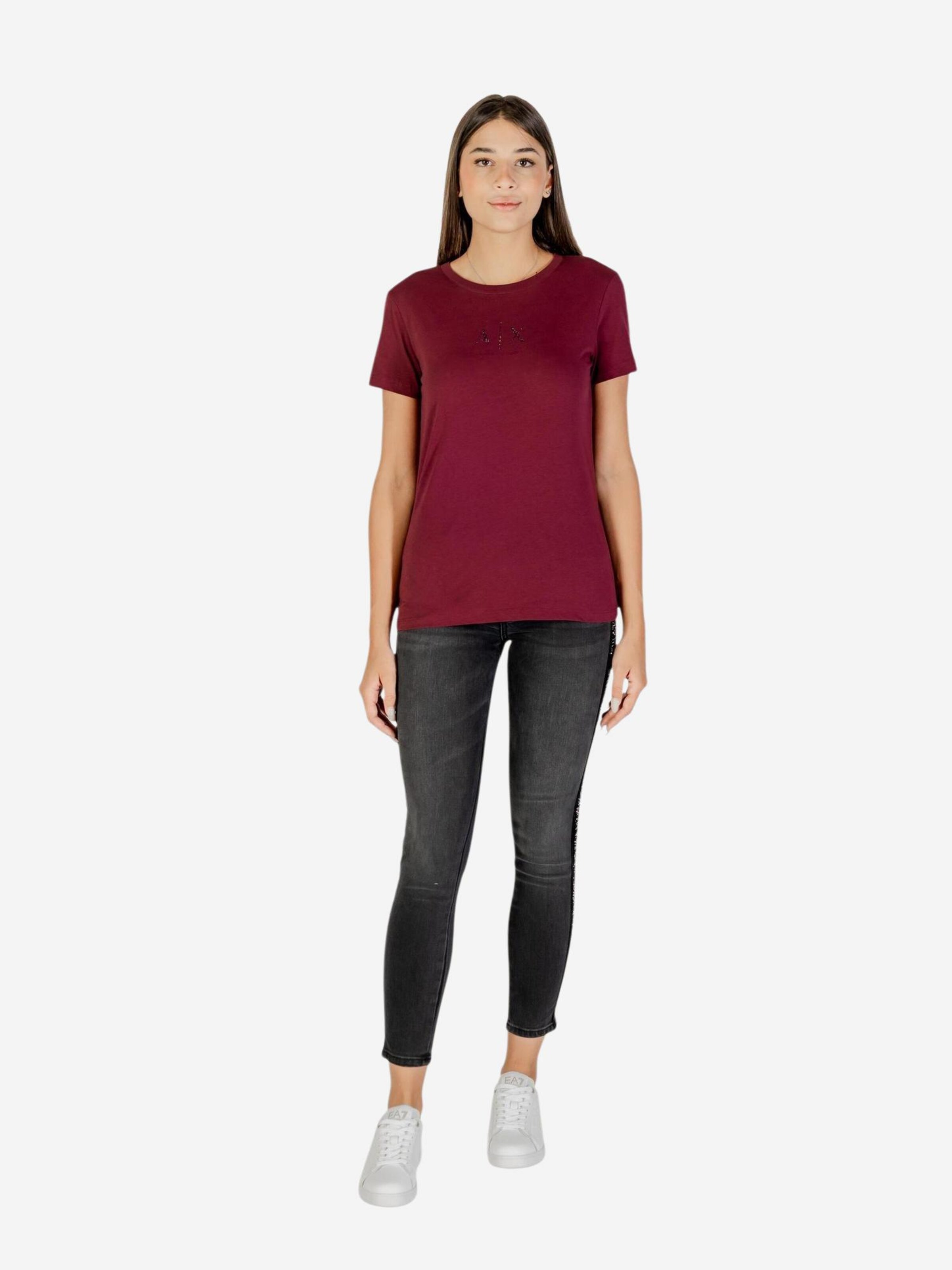 Maglietta 'XW001459 AF10356' di ARMANI EXCHANGE in rosso