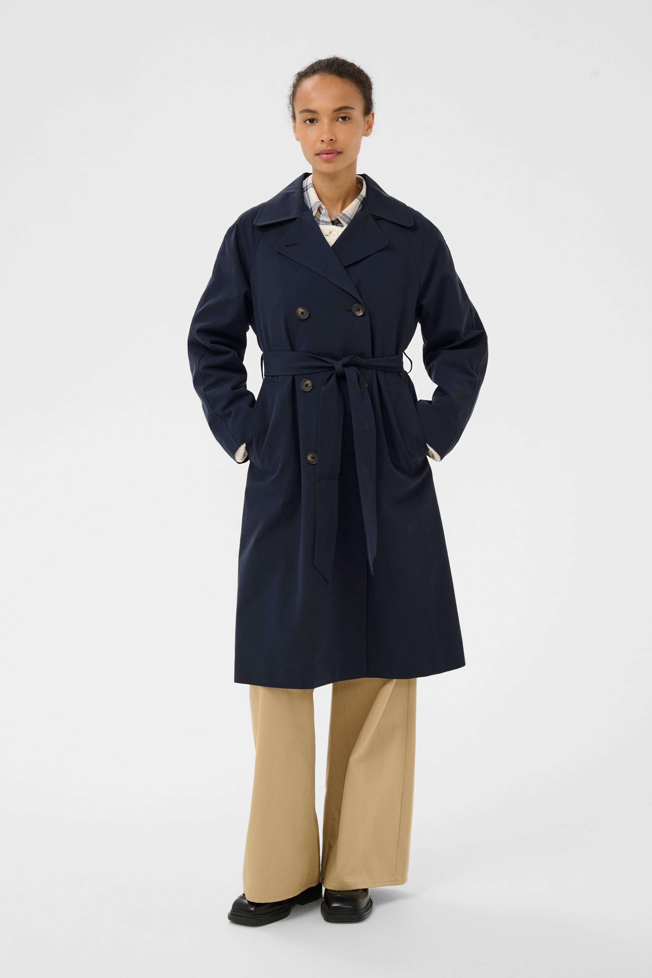 Part Two Tussenmantel 'PWAubrie' in Blauw: voorkant