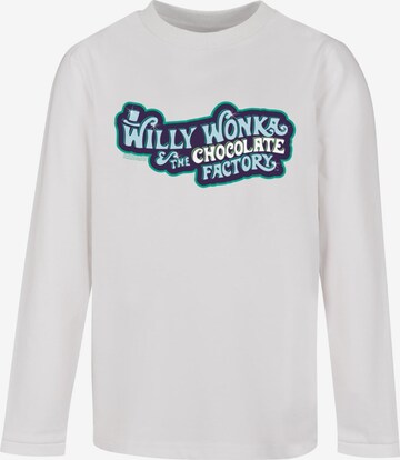 ABSOLUTE CULT Shirt 'Willy Wonka ' in White: front